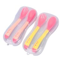 Duo Pack Cubiertos Baby Froggie Sensoriales R+A Multicolor Bebe