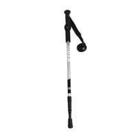 BASTÓN TREKKING MANGO RECTO CON ATISHOCK DIMAN C/ROSETA PLATEADO