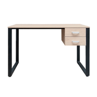 Escritorio Oh Home Office Rectangular C/FLOTANTE MEL 18MM 120X60 ROVERE B/NEGRO