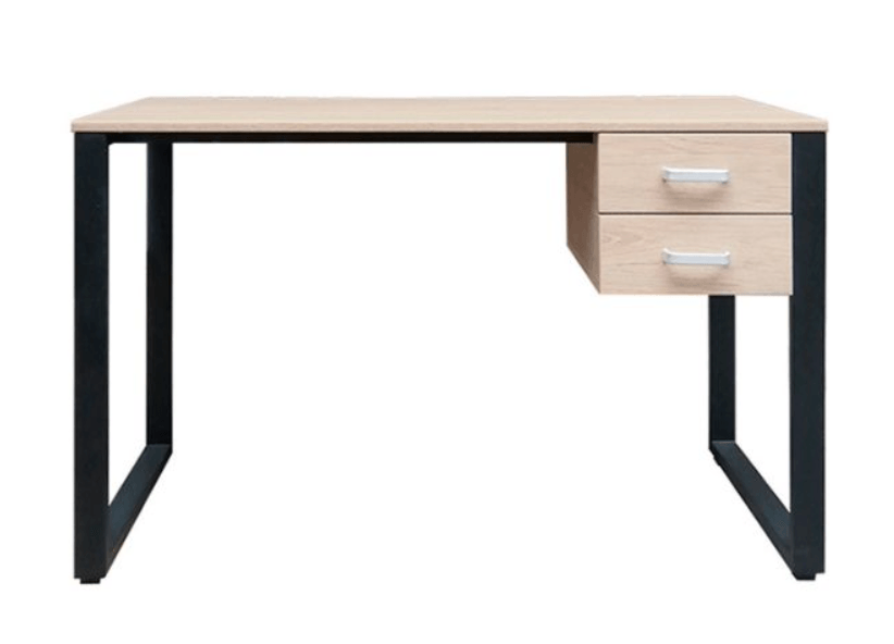 Escritorio Oh Home Office Rectangular C/FLOTANTE MEL 18MM 120X60 ROVERE B/NEGRO