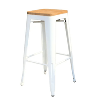 Banco Vintage Blanco Wood Natural H77