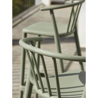 BANCO WOODY GRIS VERDOSO H65.5 - Ziyaz