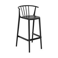 Banco Woody Alto H75.5 cm Negro - Ziyaz