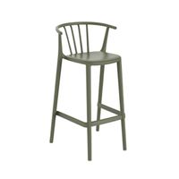 Banco Woody Alto H75.5 cm Gris Verdoso - Ziyaz