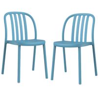 Silla Sue Lamas Azul Retro - Ziyaz
