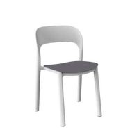 Silla Ona SB Blanca - Gris Oscuro - Ziyaz