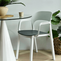 Silla Ona CB Blanca - Gris Oscuro - Ziyaz