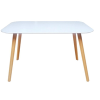 Mesa Adrianna  Blanco 130X80 H75