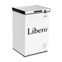 Congelador Horizontal Libero LFH-101 de 99 L - Blanco con Cerradura y Control Manual