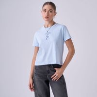 Polo Mujer Bas Crop Hypnotic Manga Corta