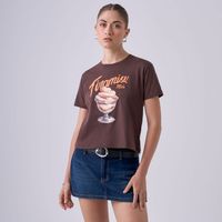 Polo Mujer Bas Crop Hypnotic Manga Corta