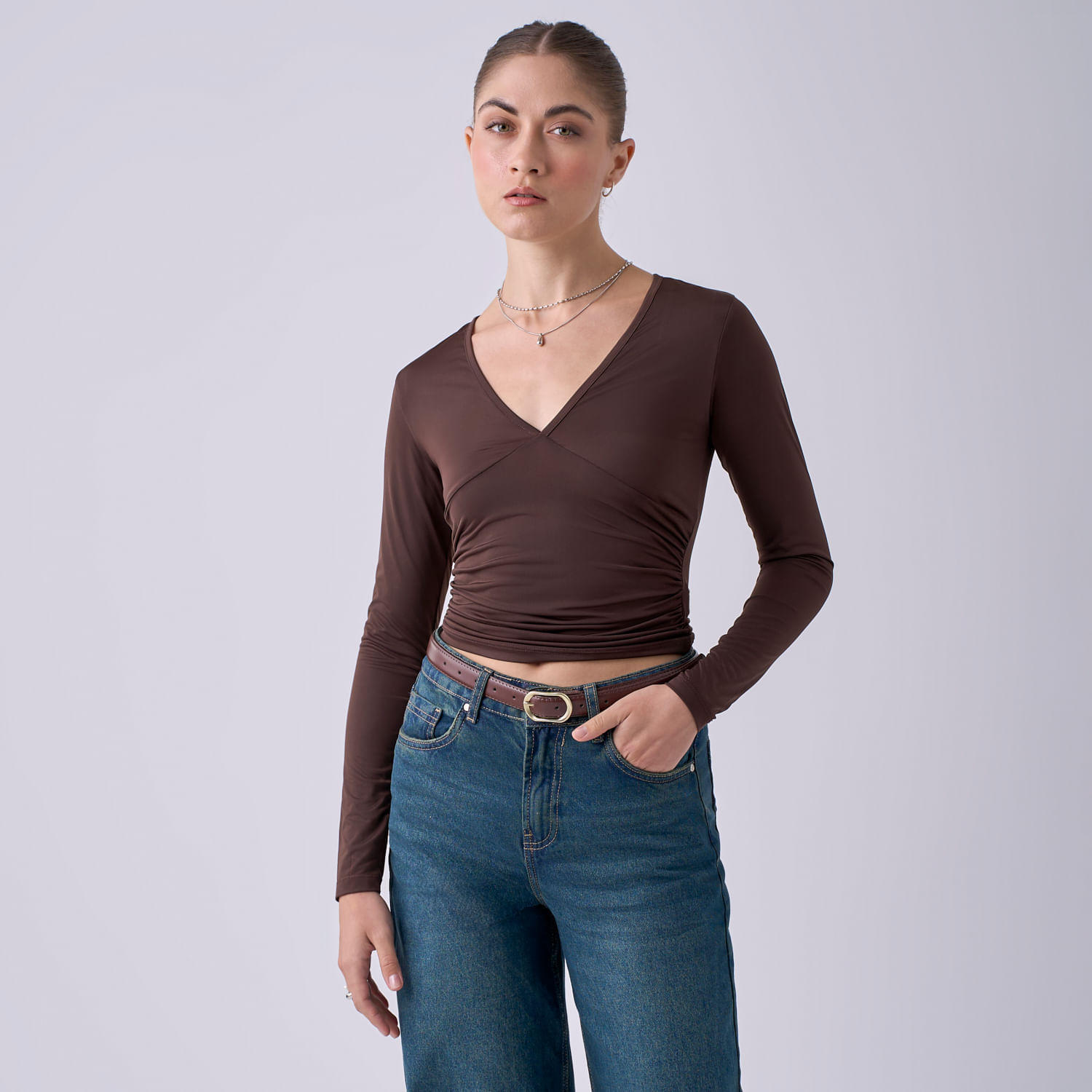 Polo Mujer Frunci Hypnotic
