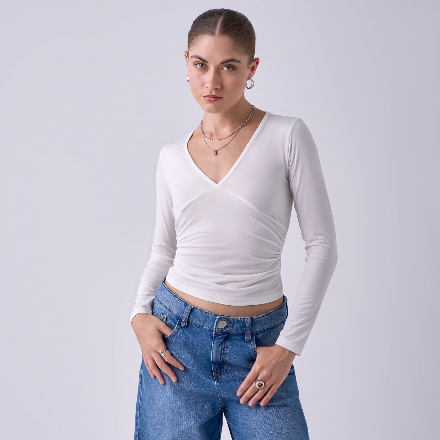 Polo Mujer Frunci Hypnotic