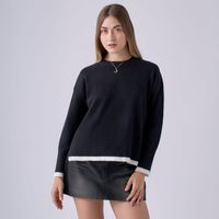 Chompa Mujer Sides Hypnotic Manga Larga
