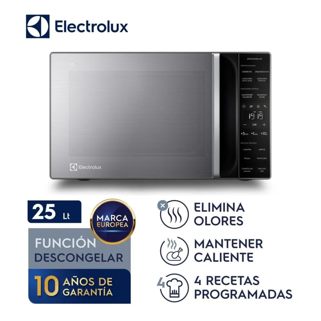 Microondas Freestanding Eléctrico Electrolux 25L EMDY25S2MXM