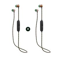 Pack x 2 Audífonos Bluetooth House of Marley Smile Jamaica 2 Rasta