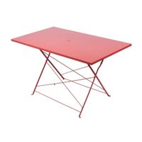 Mesa Plegable Terracota Naranja 120cm