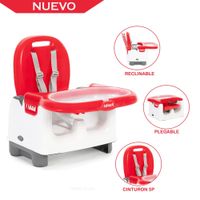 Silla de Comer para Bebé Portátil Mila Red Infanti