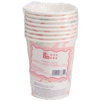 Pack de 8 Vasos Lazo Pastel Bow CLASS&WORK