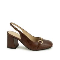 Zapato Stiletto Vestir ROSY-2603 Tabaco Viale Cuero