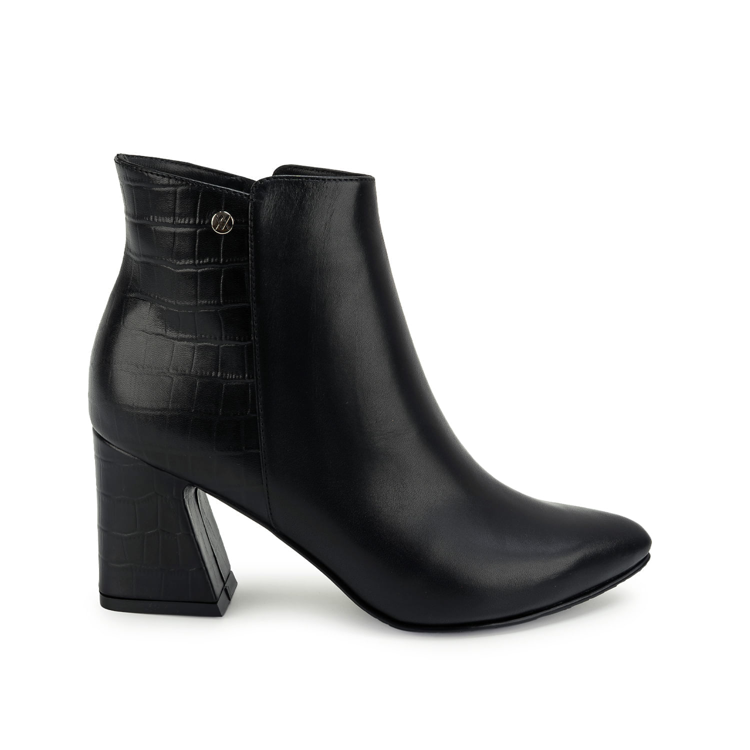 Botin Casual TATI-2651 Negro Viale Cuero