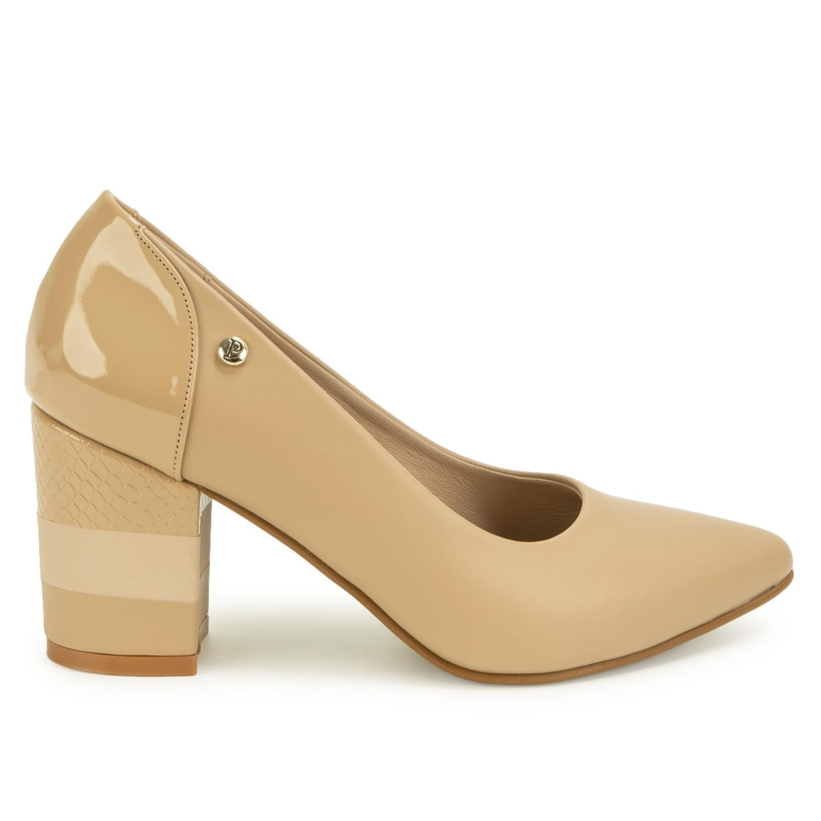 Zapato Stiletto Casual DON-2640 Beige Piazza