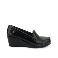 Zapato Mocasín Casual DOM-2601 Negro Viale Cuero