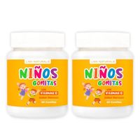GOMITAS NIÑOS VITAMINA C 60 UNIDADES LIMA NATURALS X 2