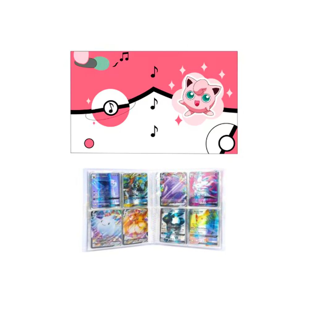 Folder 4 Bolsillos Capacidad 240 Cartas Jigglypuff