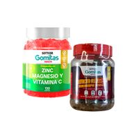 Gomitas Adultos Zinc + Gomitas con Maca Negra Sottcor