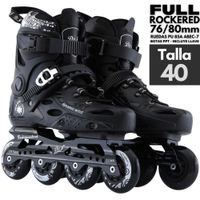 Patines Freestyle Slalom FX8 Talla 40 Full Rockered ABEC-7 85A Professional Skates