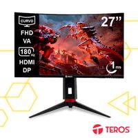 Monitor Curvo Gaming Teros TE-2766G 27” FHD 180Hz 1ms HDMI DisplayPort