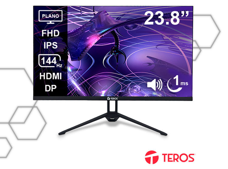 Monitor Gaming Teros TE-2417S 23.8” IPS Full HD 144Hz 1ms HDMI DP