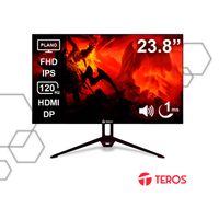 Monitor Teros TE-2415S Plano 24” Full HD 120Hz HDMI VGA