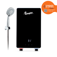 Rapiducha Eléctrica Rotoplas New Compact 4500W Negro