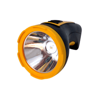 LINTERNA POTENTE 5W RECARGABLE 1 LED CAFINI CN-1820-5W AMARILLO