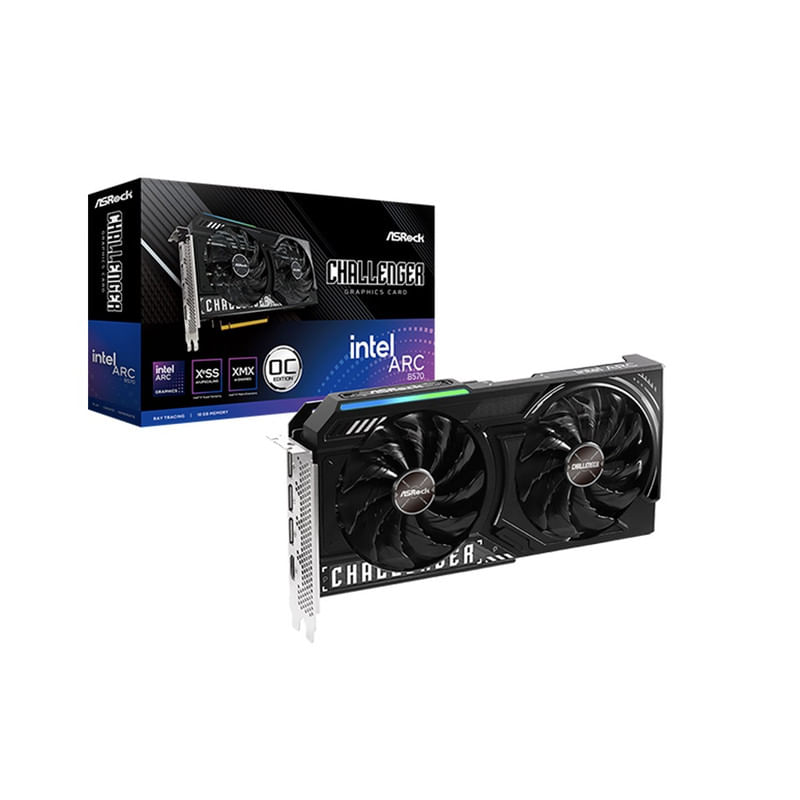 Tarjeta de Video ASRock Intel Arc B570 Challenger 10GB OC 10 GB GDDR6 PCI-e 4.0