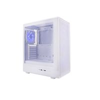 Case sin fuente Gamer TEROS TE-1329G ITX M-ATX ATX 3.5 y 2.5 Blanco