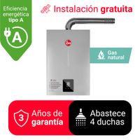 TERMA A GAS 21 L GAS NATURAL RHEEM TIRO FORZADO