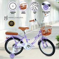 BICICLETA «LADY» ARO 16 MORADO