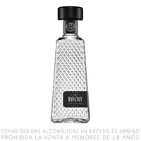 Tequila 1800 Cristalino Botella 750ml