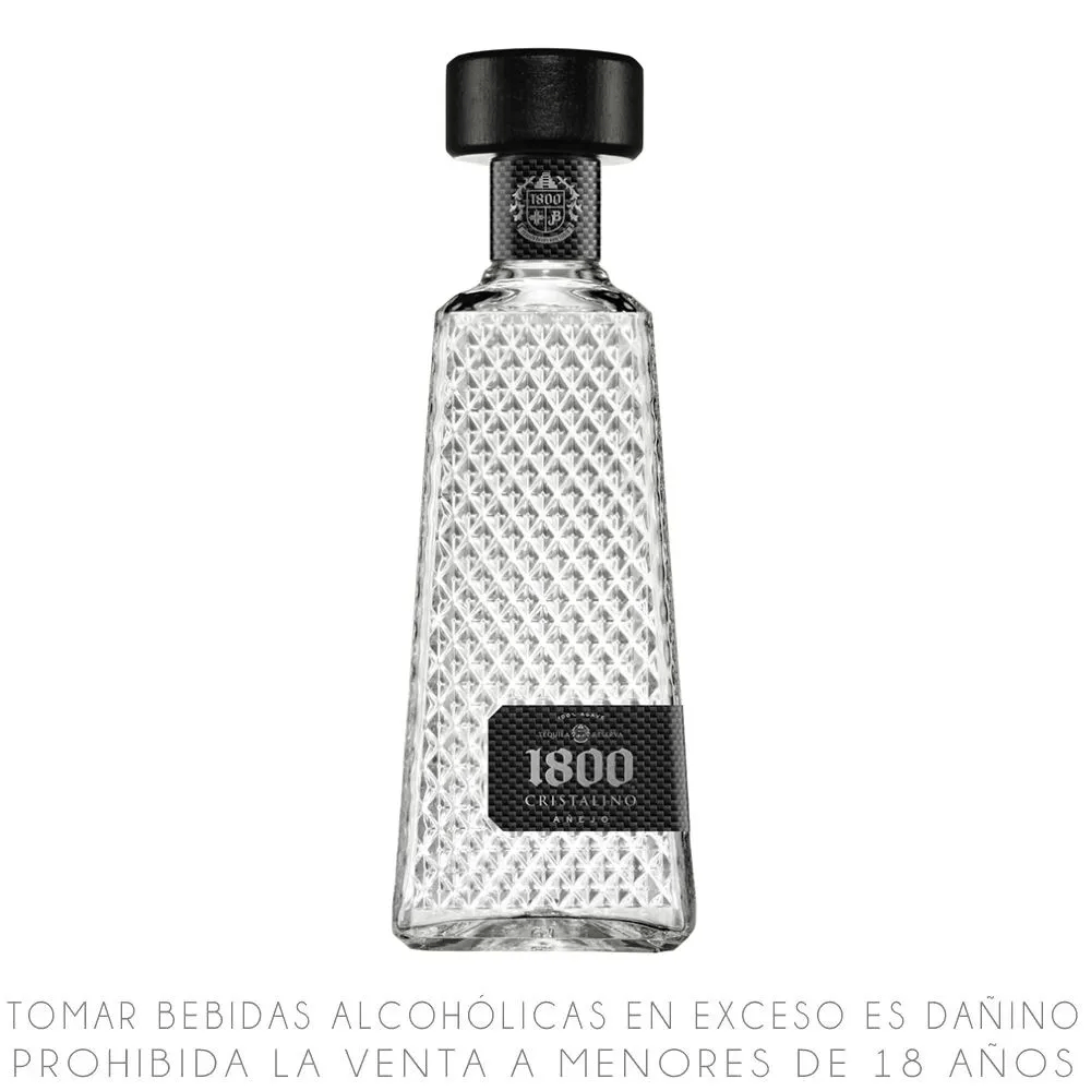 Tequila 1800 Cristalino Botella 750ml