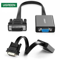 Adaptador Convertidor DVI D 24+1 a VGA activo UGREEN Cable Plano