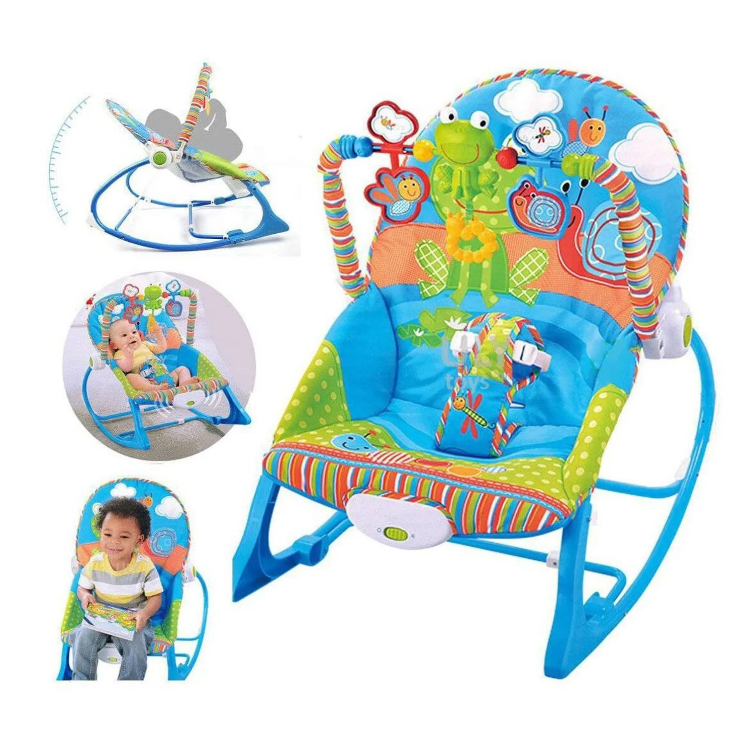 Silla Mecedora Musical Rocker 3en 1 Ranita