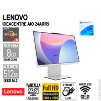 AIO Lenovo IdeaCentre AIO 24ARR9, 23.8"" FHD IPS Ryzen 5 7535HS 8GB DDR5 con Windows 11