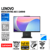 AIO Lenovo IdeaCentre AIO 24IRH9 23.8 FHD IPS Core i7-13620H 16GB DDR5 con Windows 11