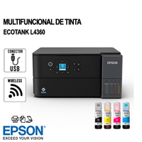 IMPRESORA DE TINTA EPSON ECOTANK L4360 WIFI - USB