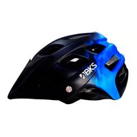 Casco De Bicicleta Para Adultos Mtb Talla M Negro-Azul
