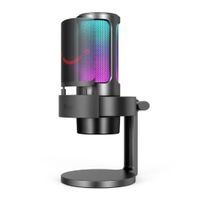 Fifine - Micrófono Ampligame A8 RGB USB Cardioide - Black