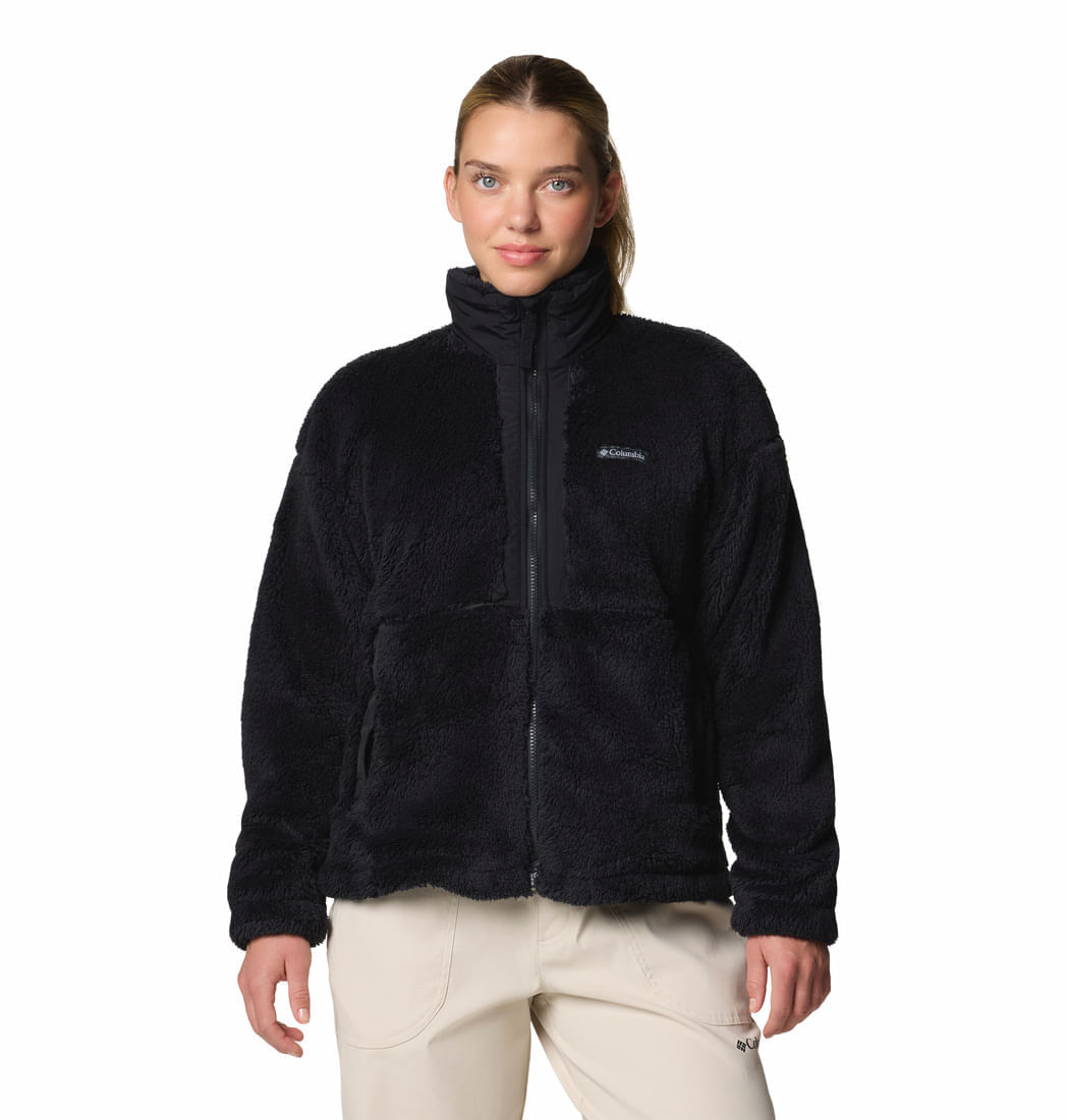 Polar Para Mujer Sherpa Con Cierre Completo Boundless Discovery™ Negro Vestuario